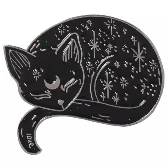 Jewelry - Cat Pin Celestial Space Kitty | NEW